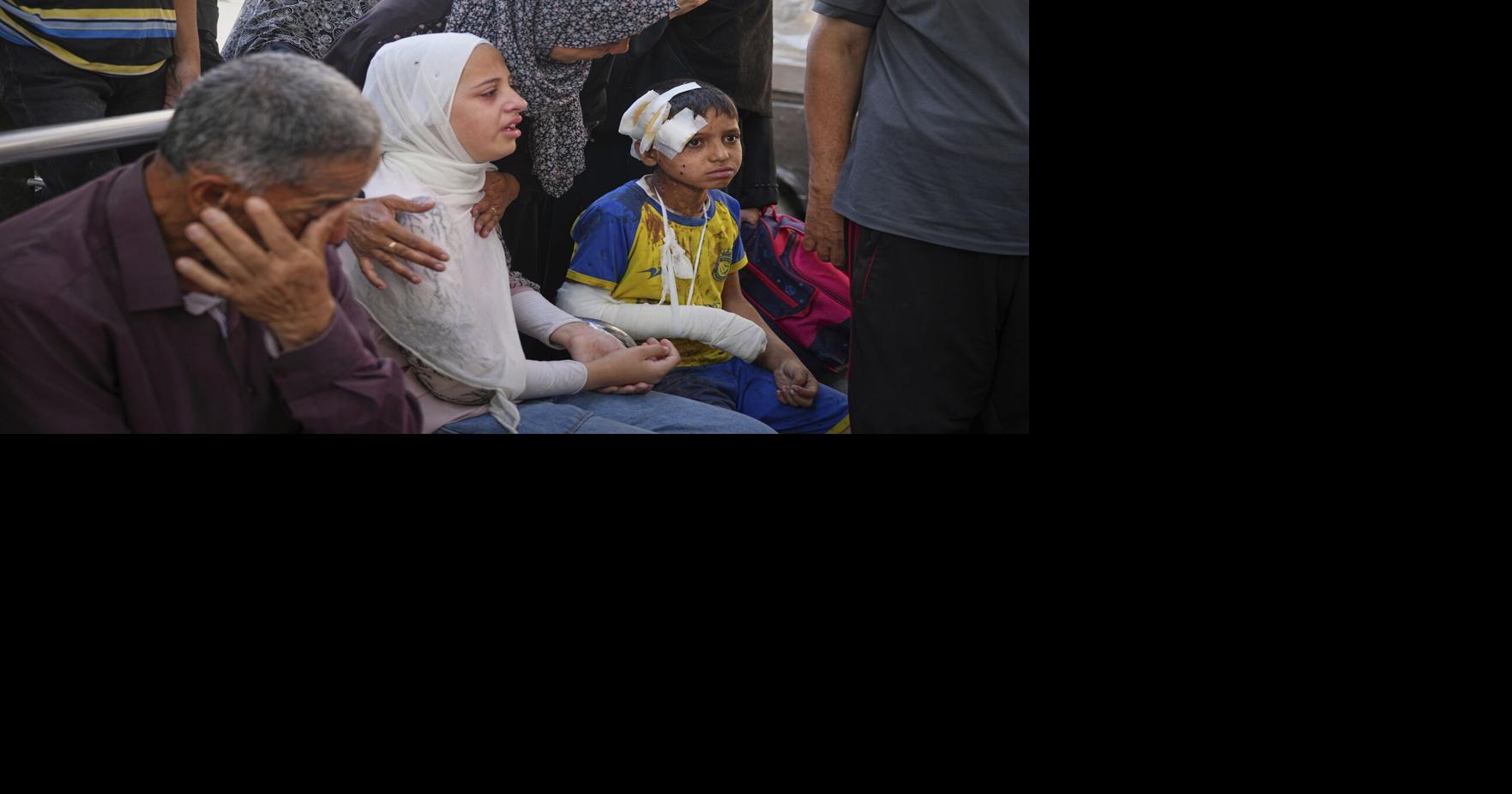 Gaza health authorities say Israel kills 44 waiting for aid as war's death toll passes 56,000