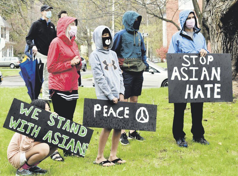 Hundreds take on anti-Asian racism