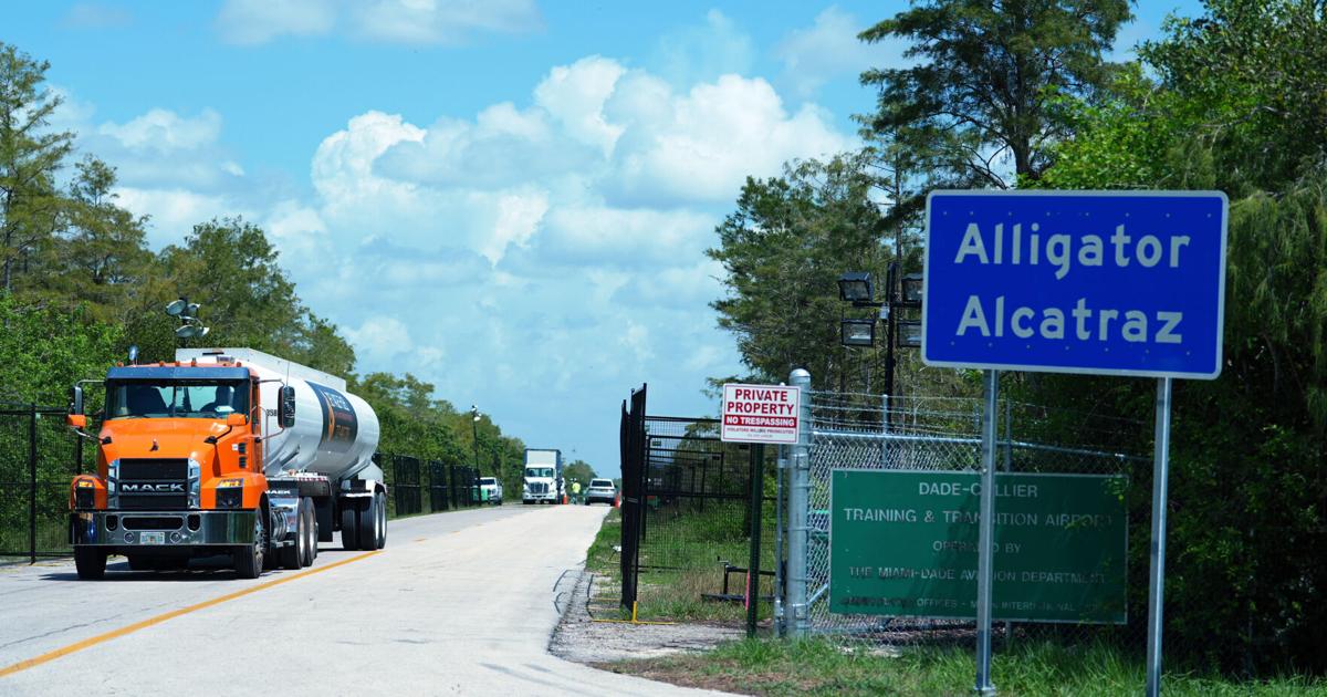 DeSantis says 'Alligator Alcatraz' immigration detention center always ...