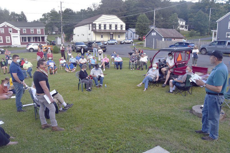 Dozens show up for dispute over Sidney Center rezoning