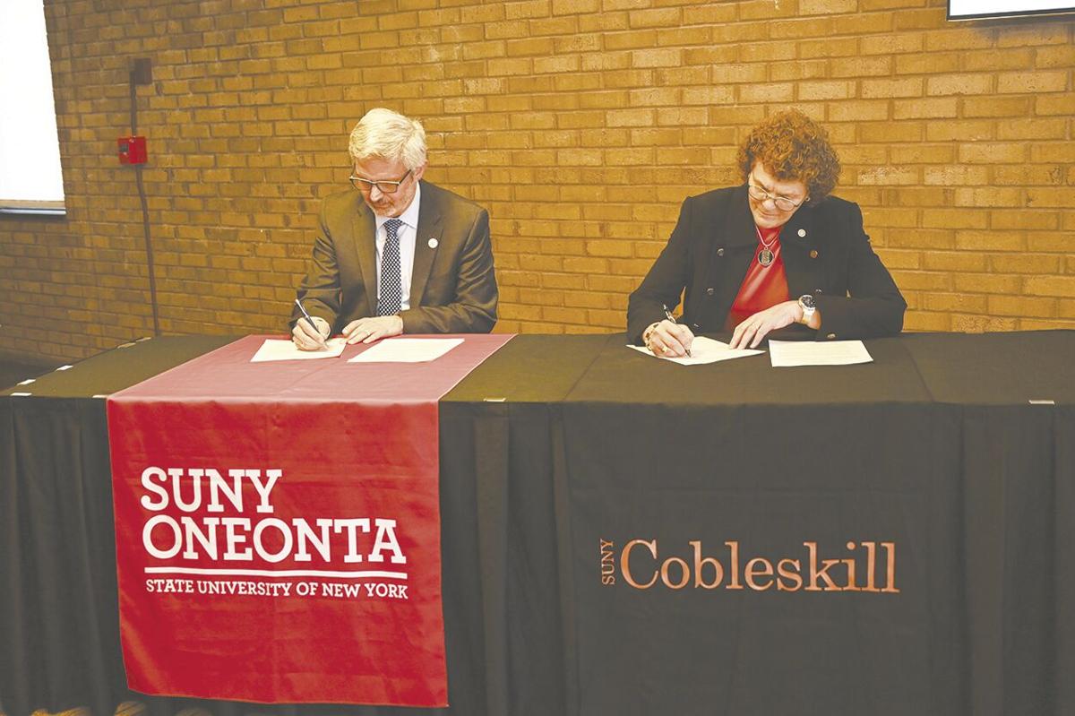 SUNY Oneonta, Cobleskill announce agreement | Local News | thedailystar.com