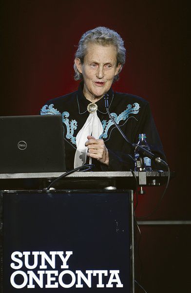 Autism expert Grandin speaks at SUNY Oneonta