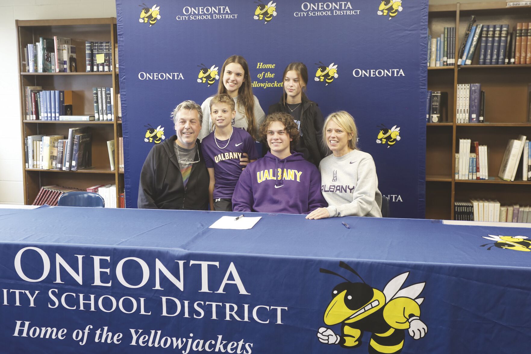 Oneontas Gelbsman signs letter of intent to play baseball at Albany High School Sports thedailystar pic