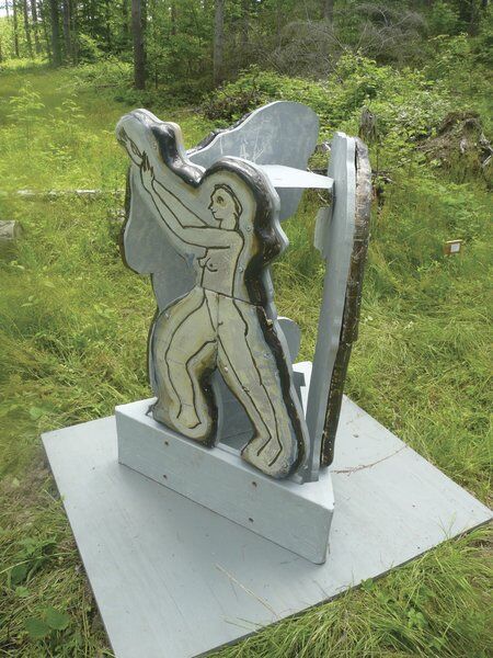 Group mounts art exhibit in local state forest