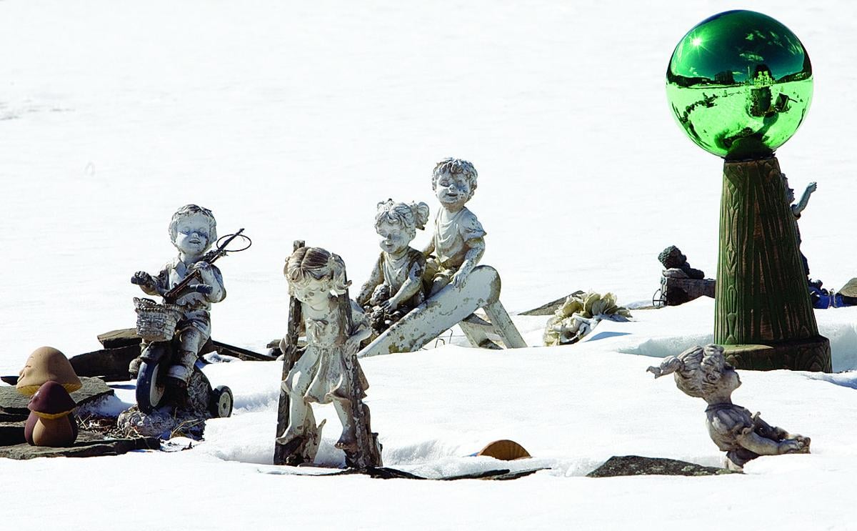 Playing in the snow