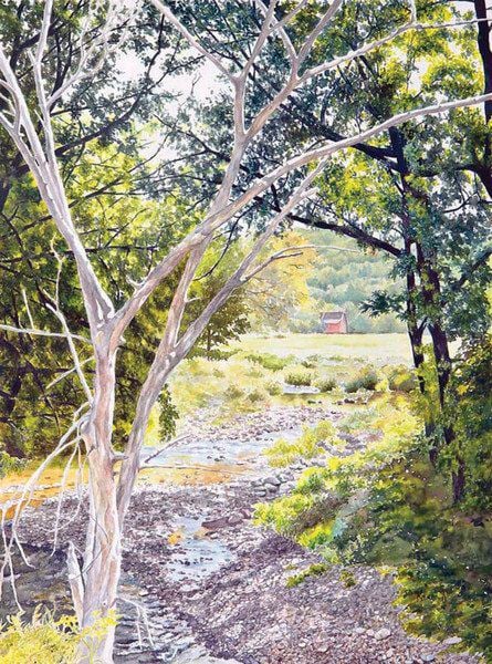 Catskills watercolor painter plans Facebook Live art show from MURAL