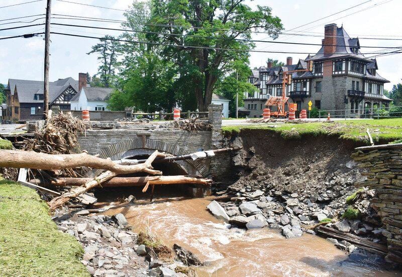 Officials seek disaster status after flooding slams region