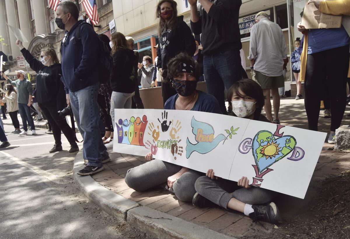 Hundreds attend 'Justice for George Floyd' rally in Oneonta