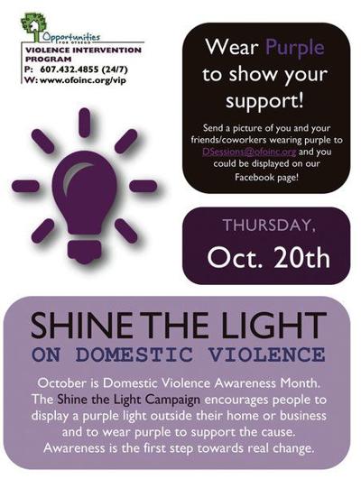 Purple Campaign Takes Aim At Domestic Violence Local News Thedailystar Com