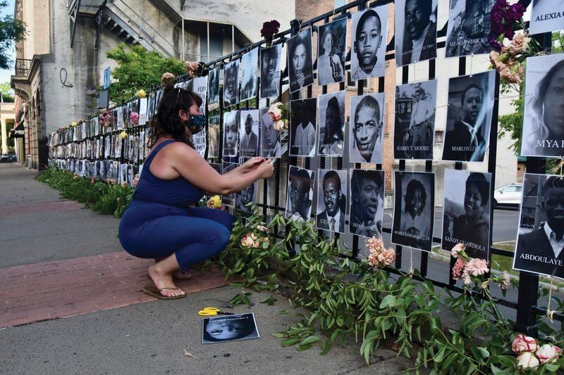 Living memorial to Black lives installed in downtown Oneonta
