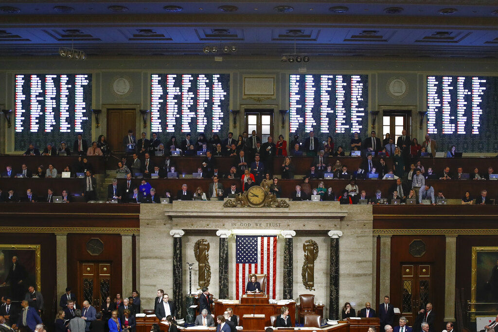 Impeachment divides local voters along party lines