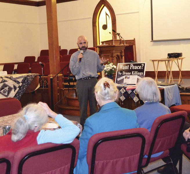 Former chaplain speaks about drone warfare