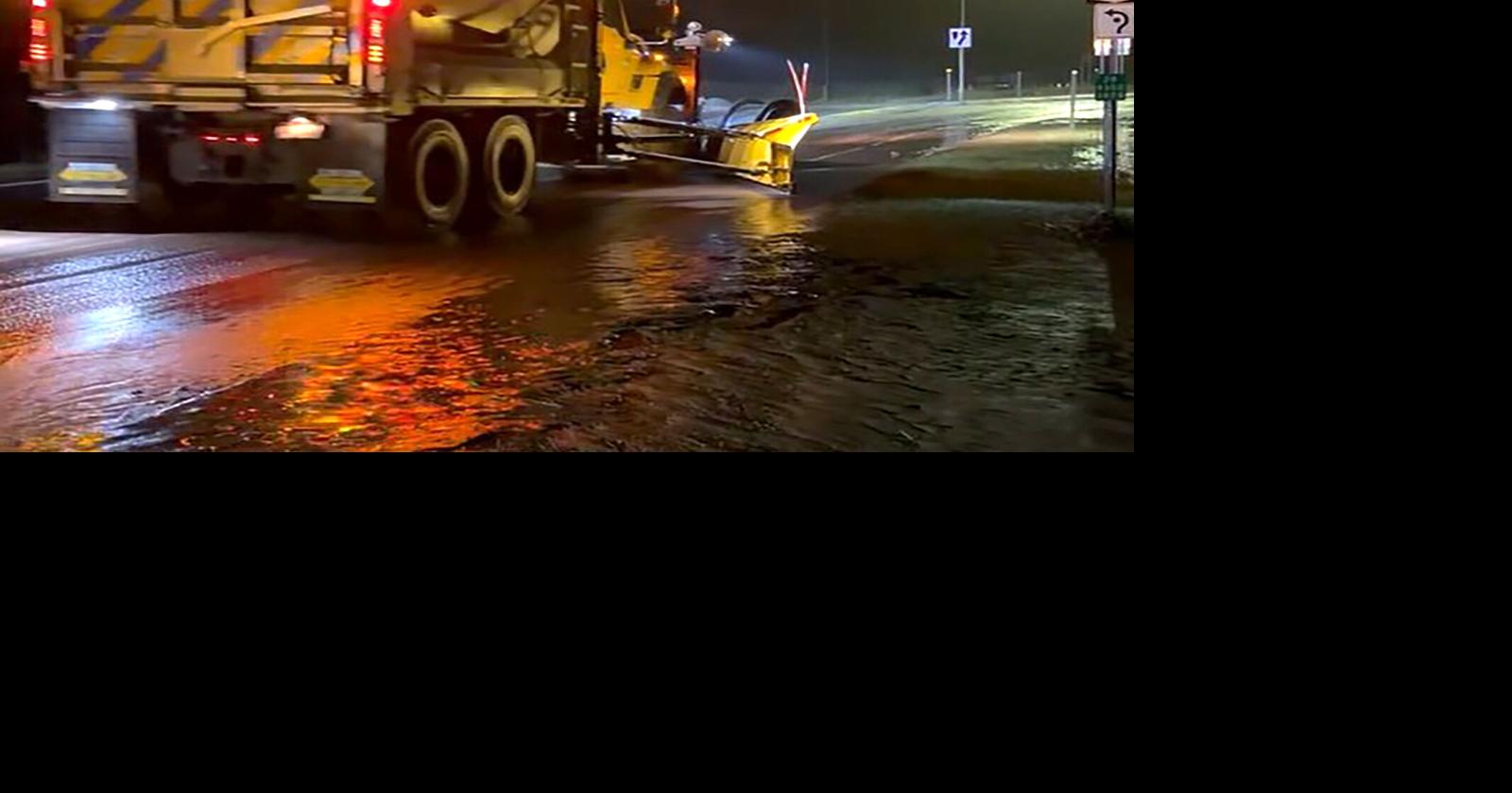 Storm causes partial closure of state roads