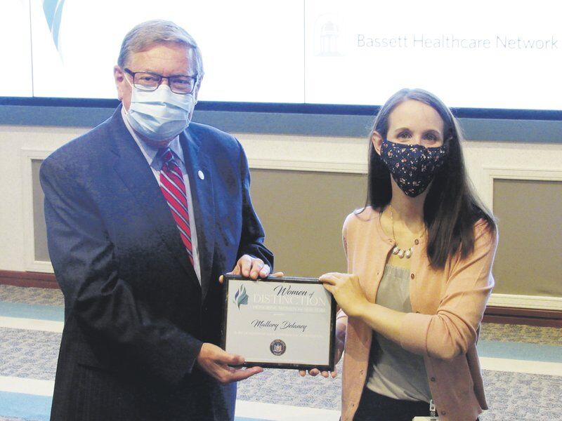 Physician assistant is "Woman of Distinction"