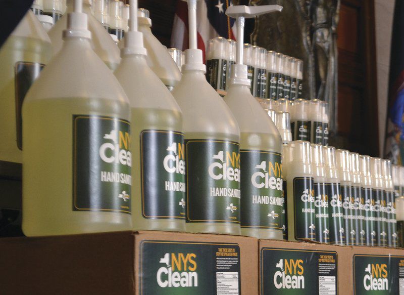 State creates prison-made sanitizer to battle spread of virus