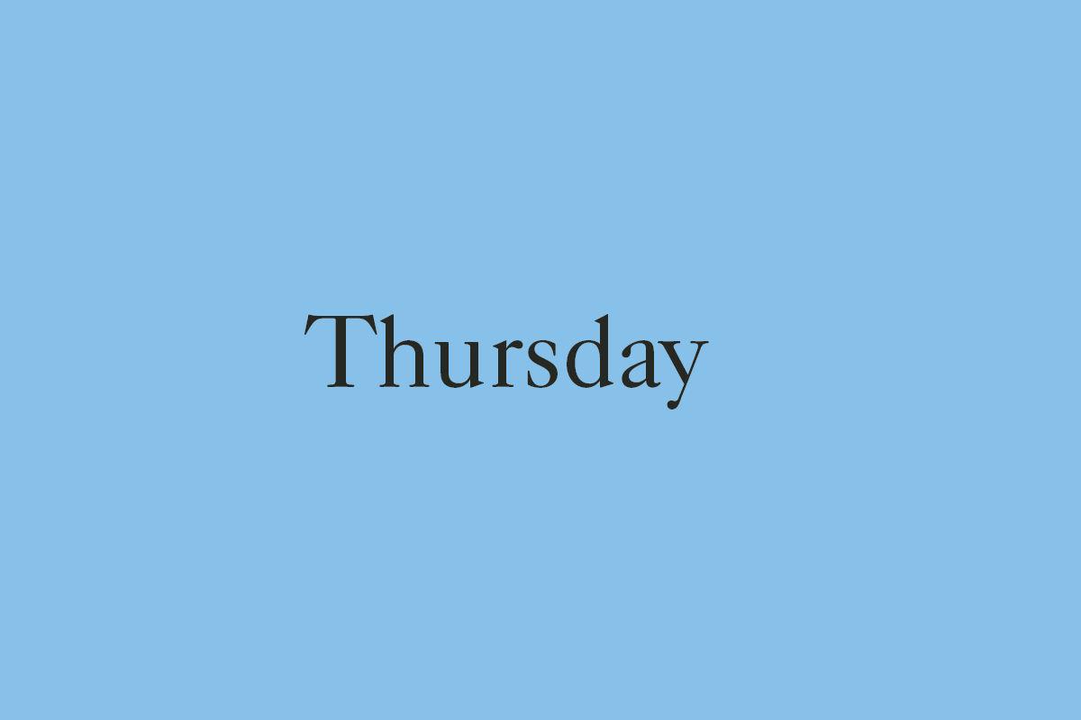 Thursday
