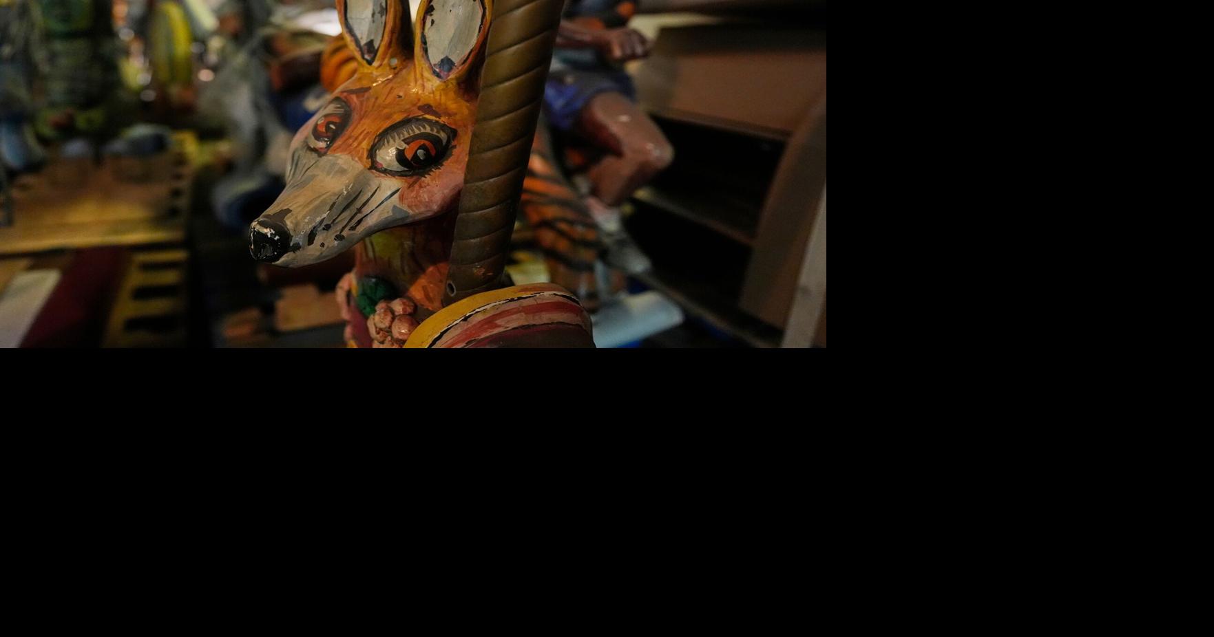 Will Red Grooms' whimsical, wonderful Tennessee Fox Trot Carousel ride again?