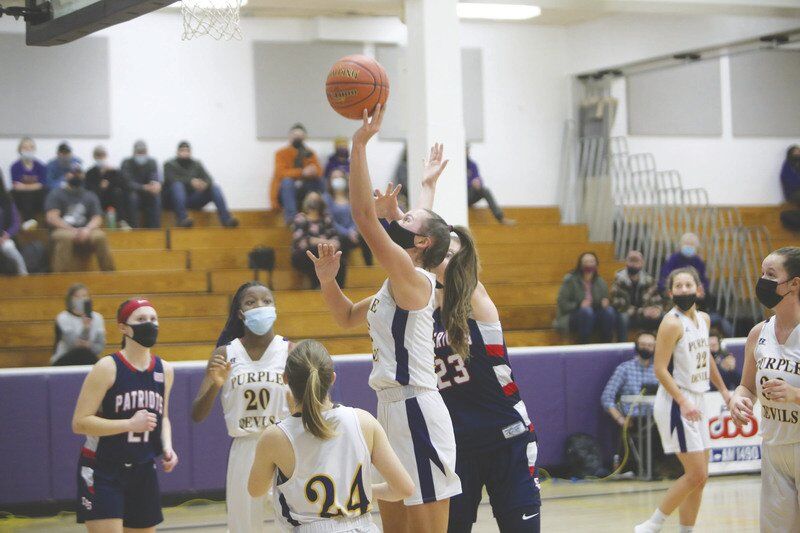 Purple Devils hold off Patriots 61-53 in Tri-Valley League action
