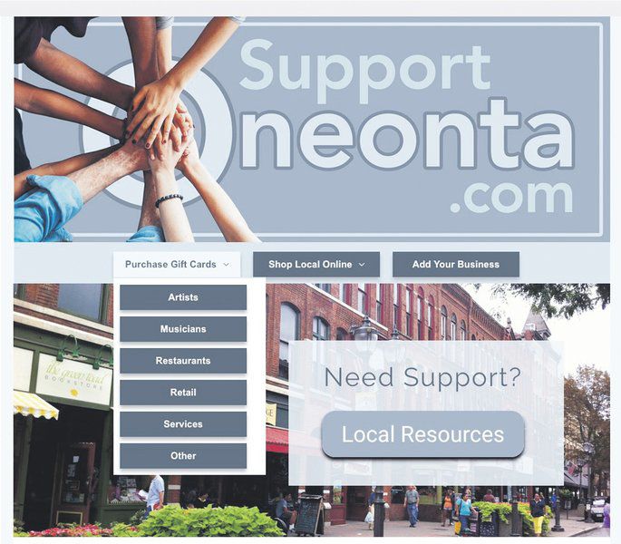 Stuck at home? Support local businesses on Oneonta app