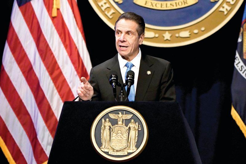 Cuomo pitches plans for environmental bonds, legal pot