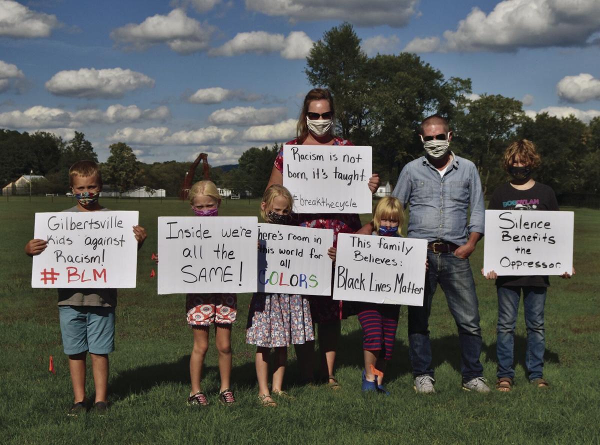 SLIDESHOW Gilbertsville antiracism rally Local News