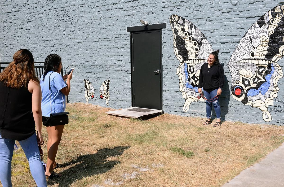 Maryville Gets Its Wings World Famous Artist Paints Wings For New