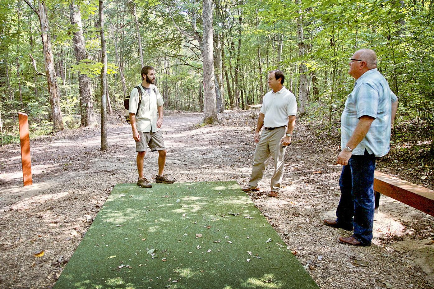 Clayton Builds Disc Golf Course For All News Thedailytimes