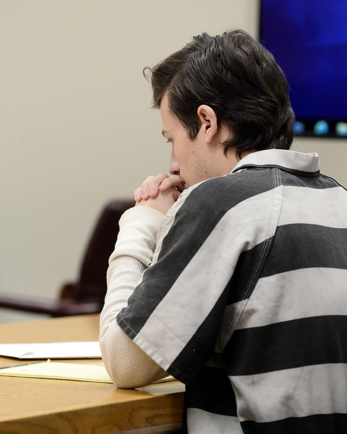 Judge denies bond reduction for Foley, who pleads not guilty to first