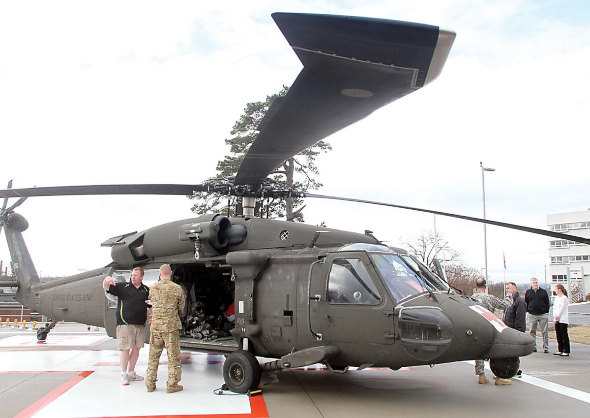 Black Hawk down! at BMH helipad News