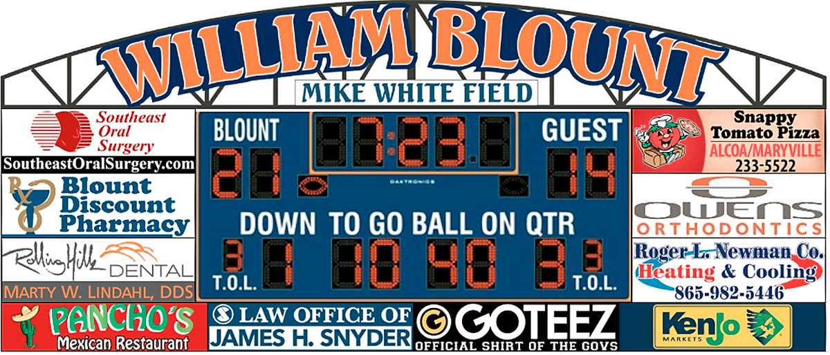 William Blount High gets new school sign, scoreboard News
