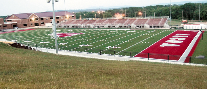 Seeing red: Fans disagree about Goddard Field’s new color - The Daily ...