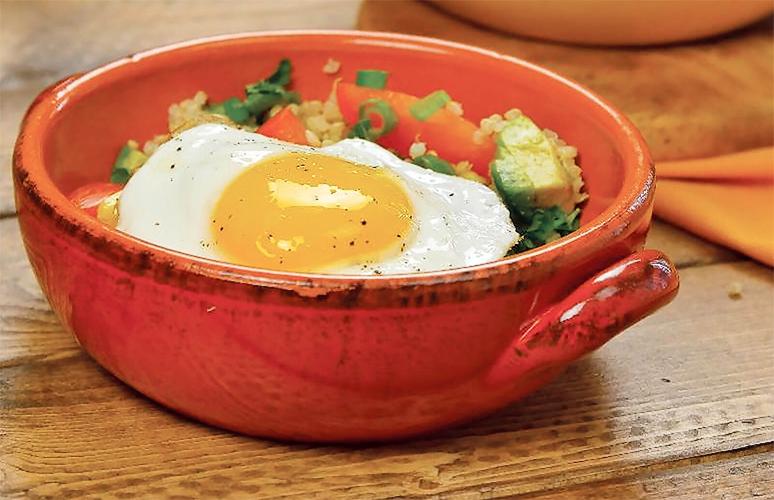 Egg breakfast bowl
