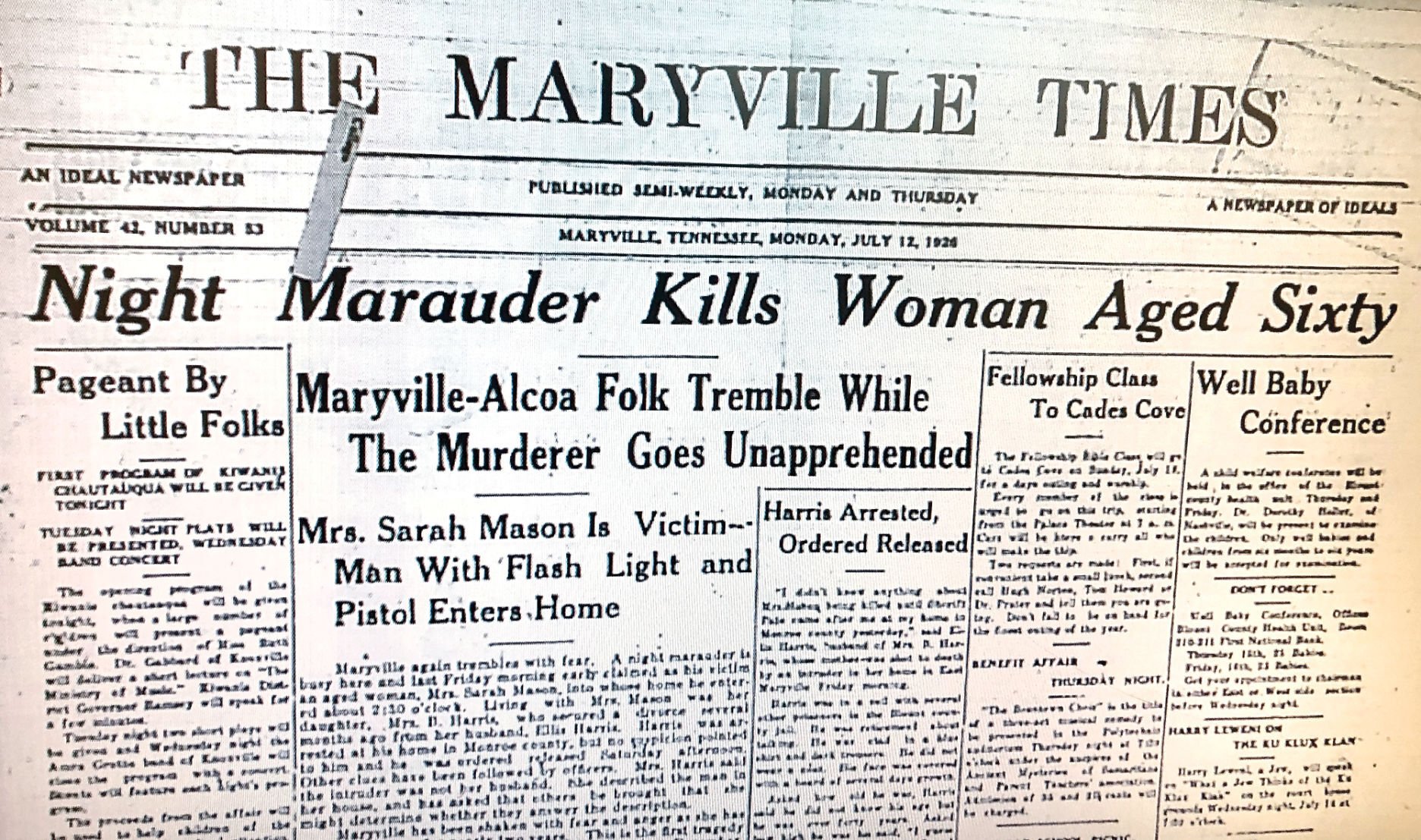 unsolved serial killers tennessee