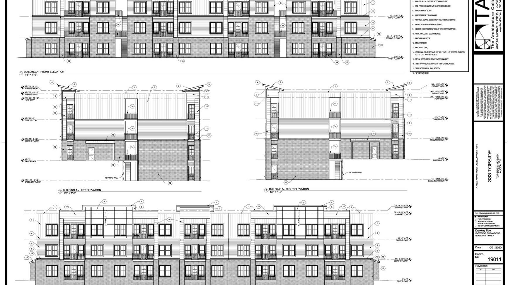 Alcoa BZA greenlights seven-building, 226-apartment development on Topside Road - Vimarsana News