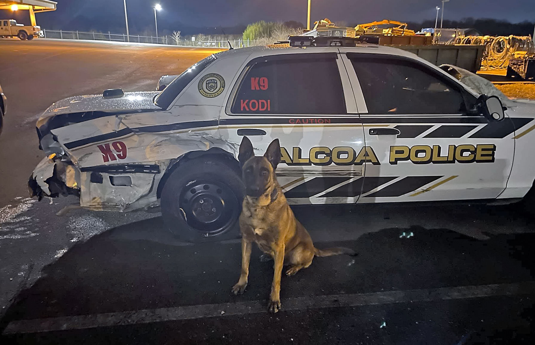 Police Cruiser Containing K-9 Struck By Another Vehicle | News ...