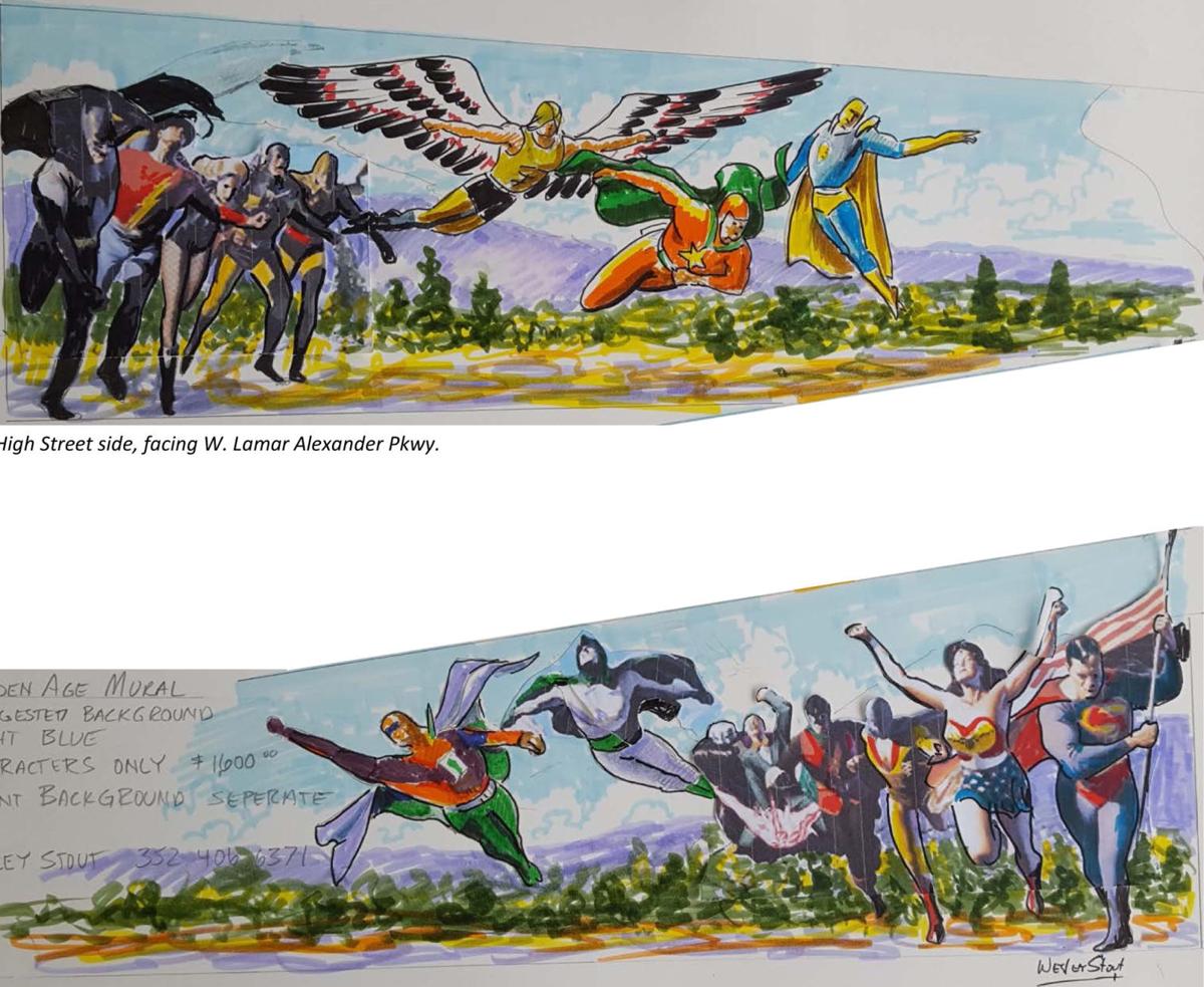 Superhero Mural Clears Final Hurdle News Thedailytimes Com