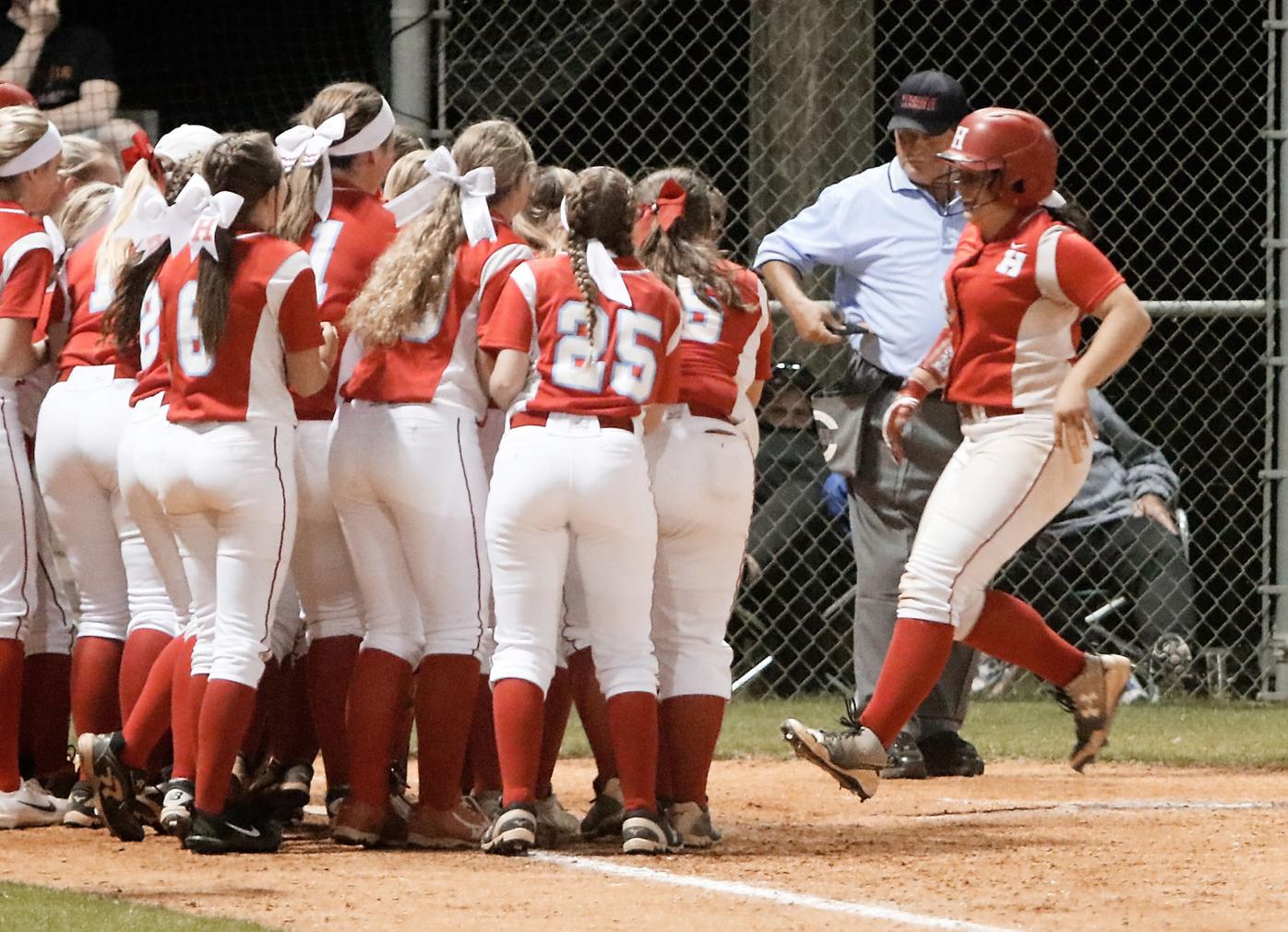 Heritage softball knocks off Maryville for district championship