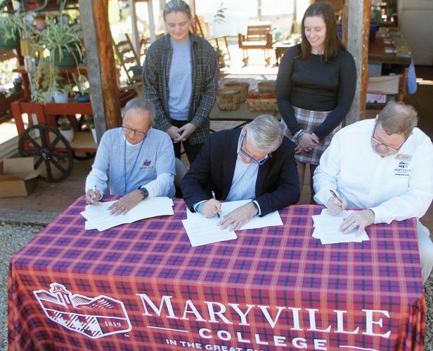 Maryville College signs MOU with Rocky Park Farm, Metz Culinary Management