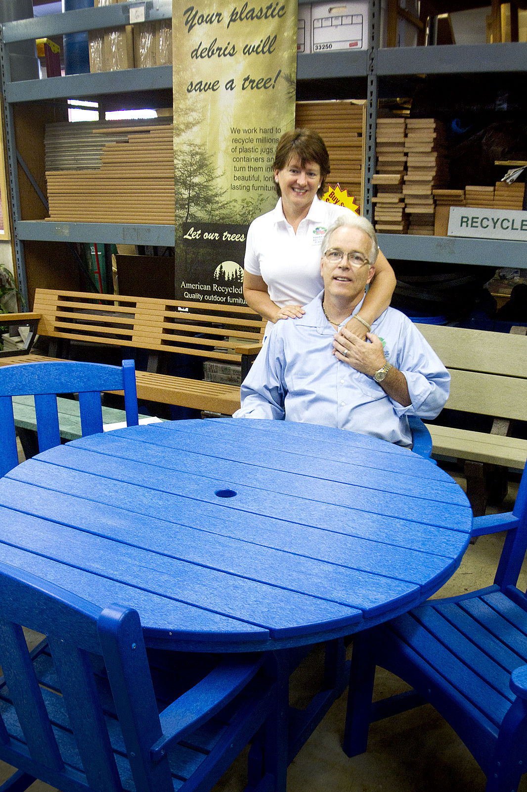 american leisure outdoor furniture on From Landfill To Lumber Friendsville Company Offers Recycled Outdoor Furniture Options Business Thedailytimes Com