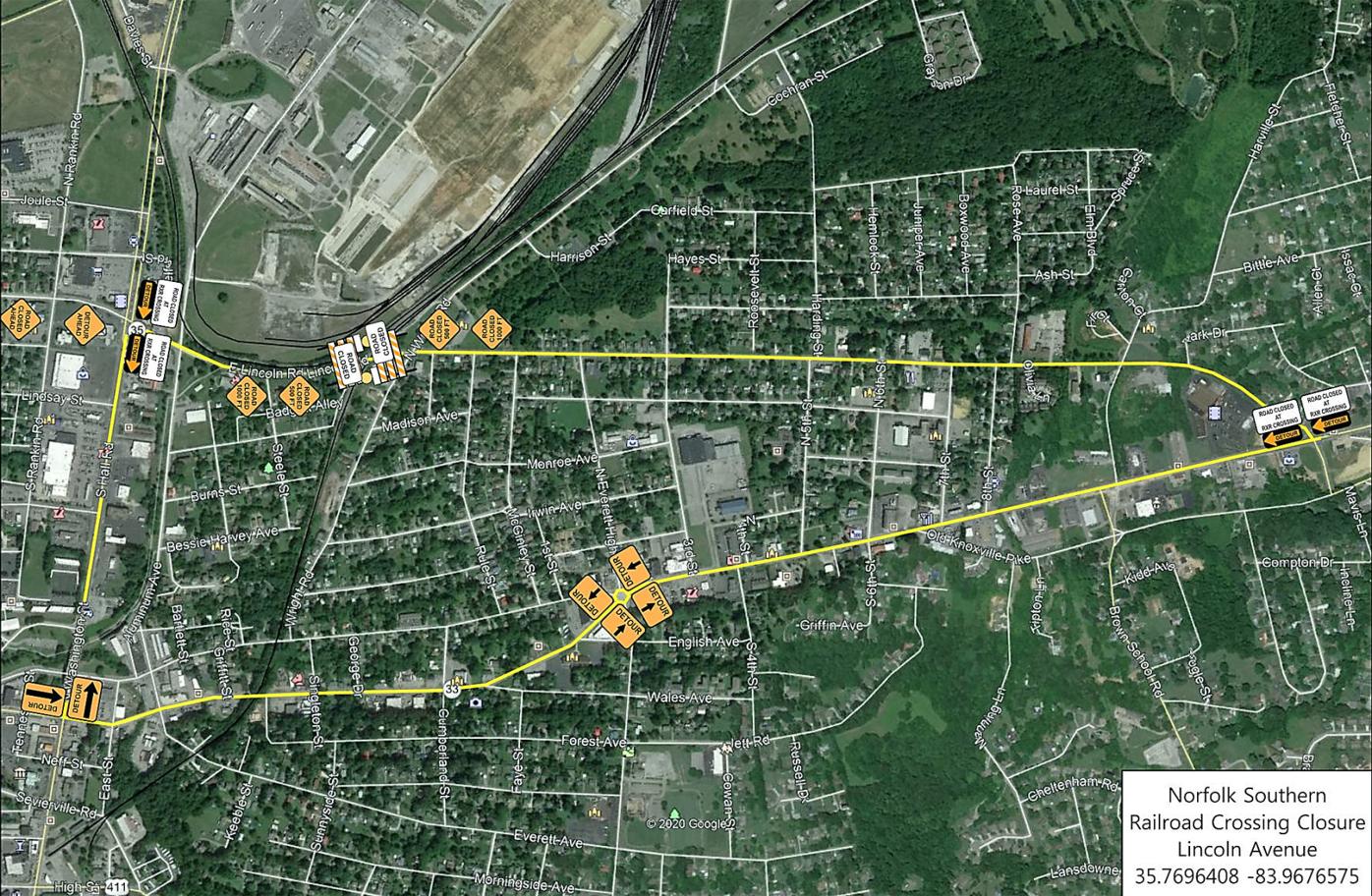 Norfolk Southern Crossing Maintenance In Alcoa Scheduled To Begin Monday News Thedailytimes Com