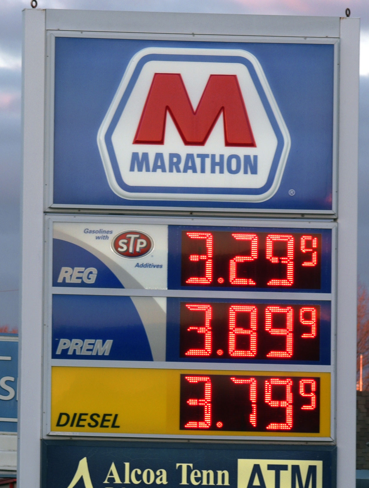 gasoline prices tennessee