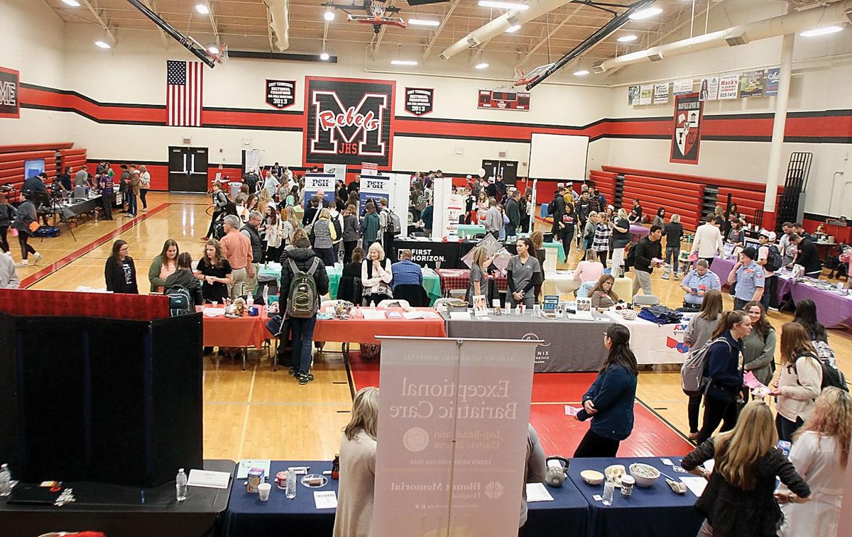 Maryville Junior High School students check career, education options