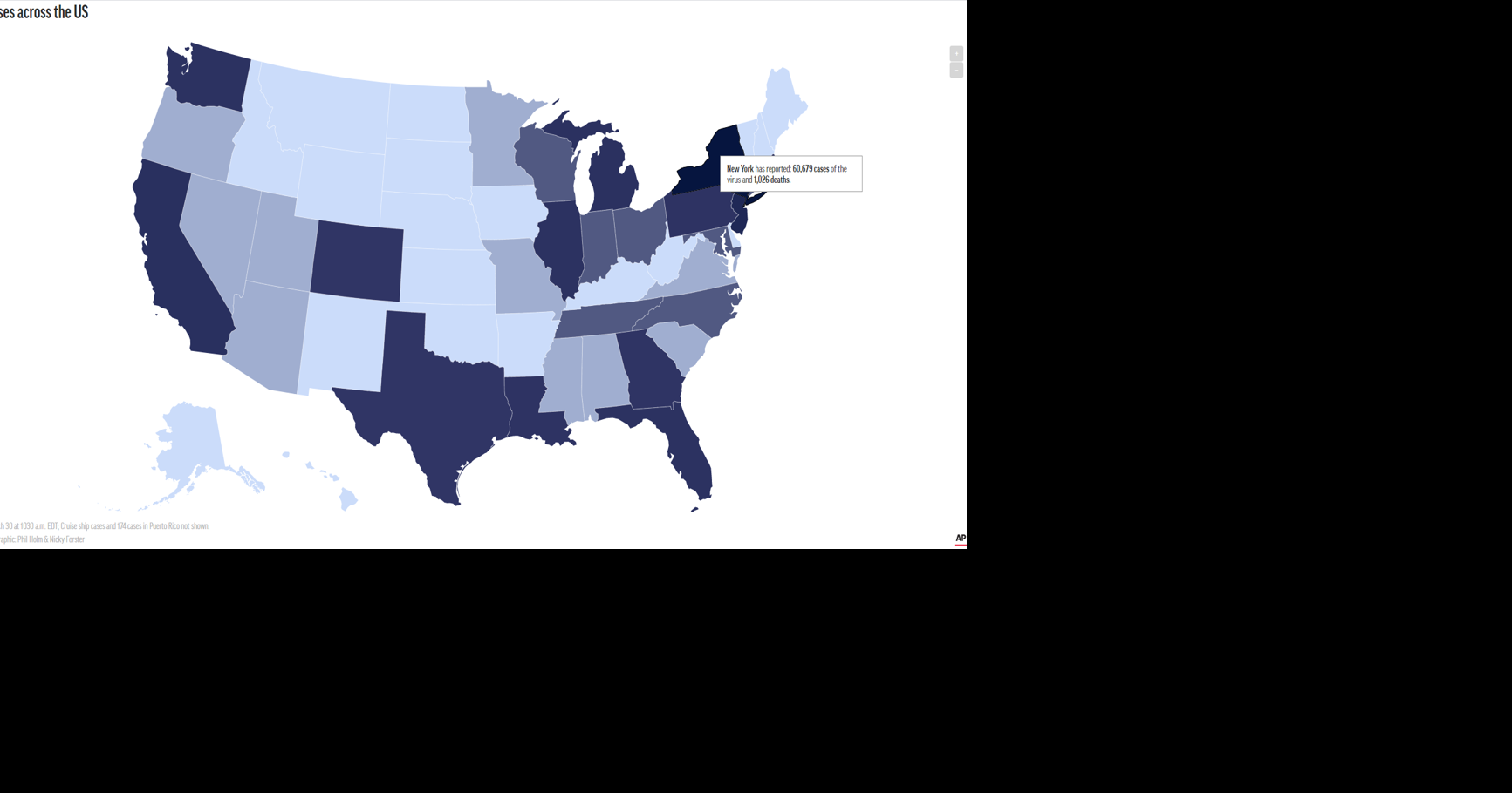 INTERACTIVE MAP US StatebyState COVID19 COVID19