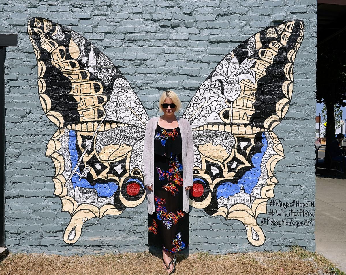 Maryville Gets Its Wings World Famous Artist Paints Wings For New