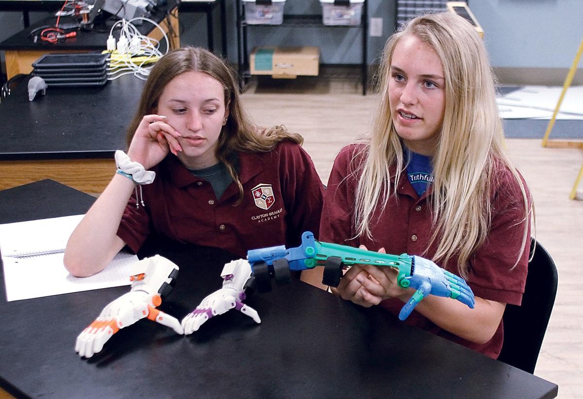 Clayton Bradley Academy Freshmen Print Prosthetic Arm For Girl