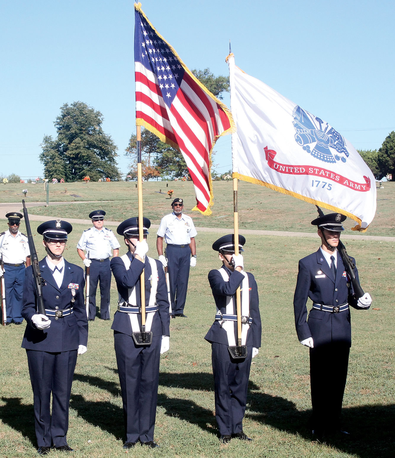 William Blount JROTC color guard paying final respects | News ...