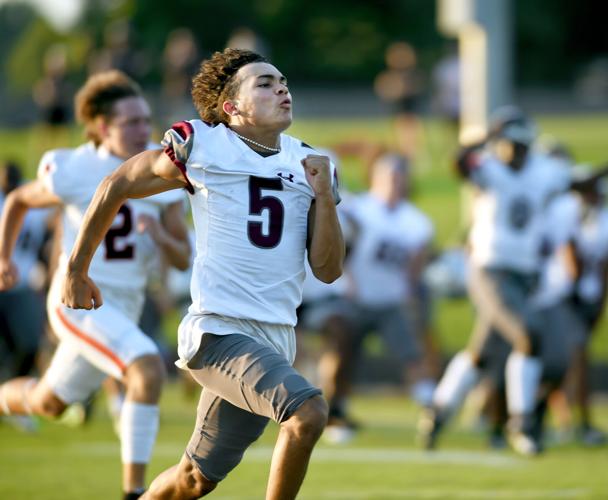 Quarterback wins punting and tight end wins longest pass during Blount