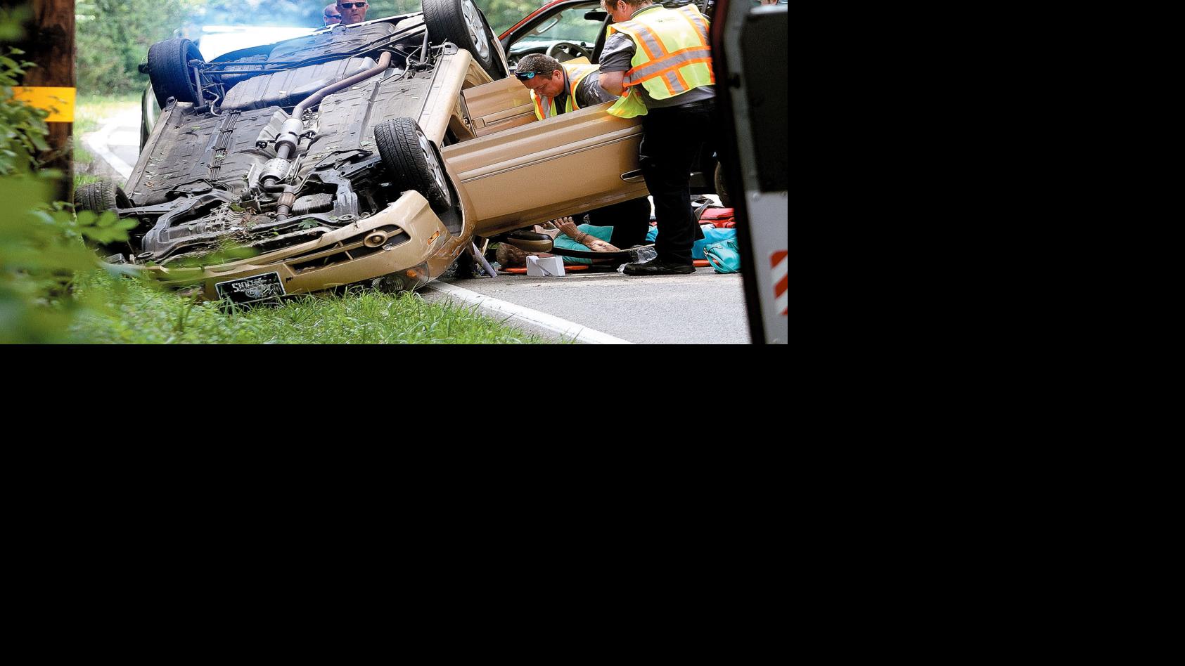 Maryville Police two escape significant injury after rollover crash