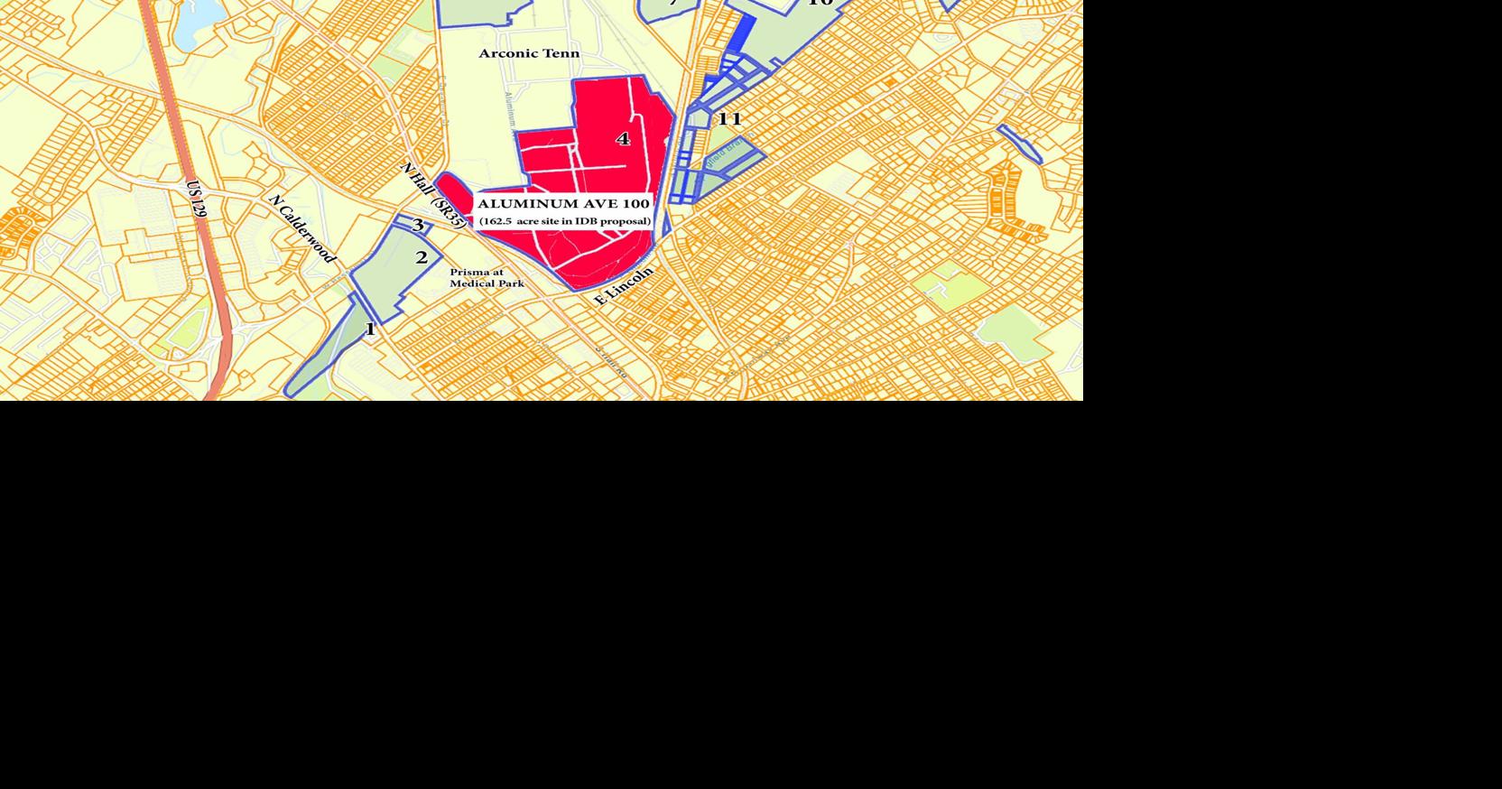 Where is the South Plant site that's causing all the fuss?