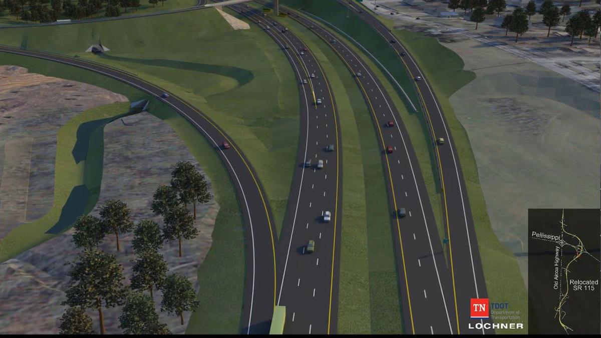 Alcoa Highway Fly Through Animation Multimedia